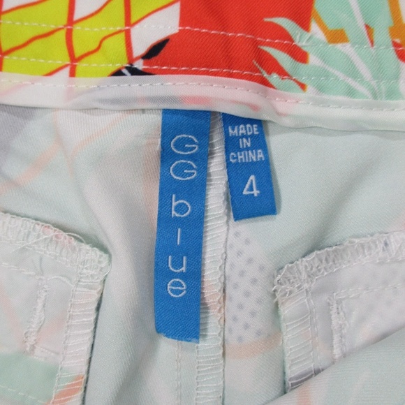 GG BLUE Bunker Shorts NWT Size 4 - Picture 6 of 8
